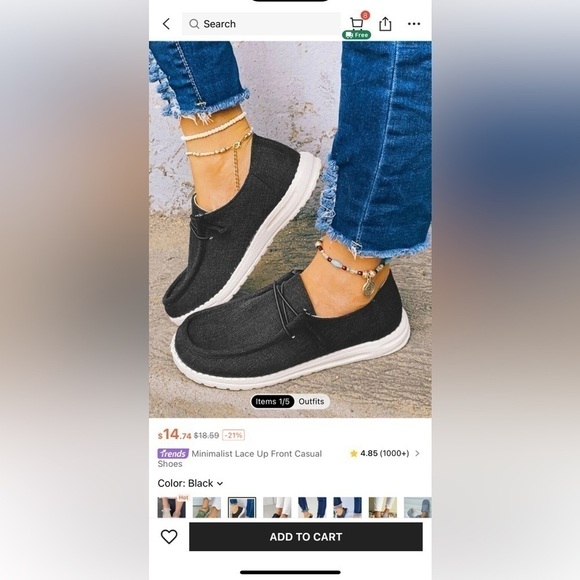 NWOT SHEIN Slip On Shoes - Picture 5 of 5